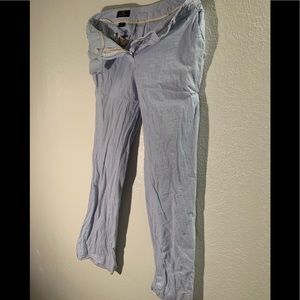 Brooks Brothers Blue and White Work Pants